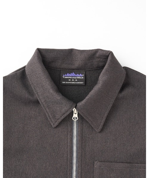 THOUSAND MILE(サウザンドマイル)の「【THOUSAND MILE】ZIP HALF ZIP OP WOOL LIKE/ハーフジップワンピース ウールライク(ワンピース・レディース・ネイビー/ブラウン/チャコールグレー・FREE)」の12枚目の写真