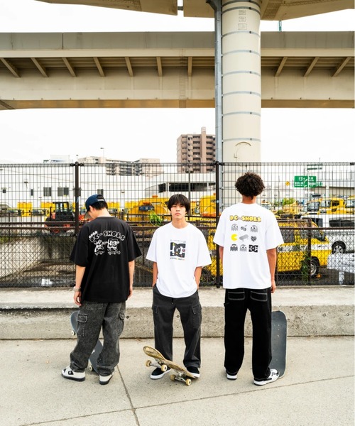 DC SHOES（ディーシーシューズ）の「25 PM STAR SS /DCパックマングラフィック半袖Tシャツ（Tシャツ/カットソー・メンズ・ブラック/ホワイト・MEDIUM/LARGE/X-LARGE）」の6枚目の写真