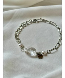 tone | 【Agaro】No.465　クリスタル×ステンレス ブレスレット(MA)(ブレスレット)