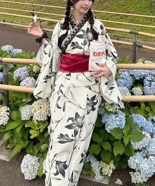 nemne store 浴衣 セット nemne 浴衣 2025 浴衣4点セット レディース : ZOZOTOWN Yahoo!店