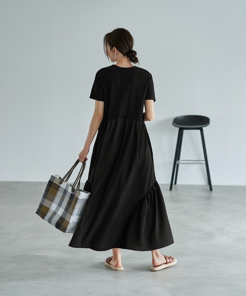 MERI✖️STORY コラボワンピース　完売ブラウン 追加》2wayボウタイワンピース（ワンピース）｜VERMEIL par iena