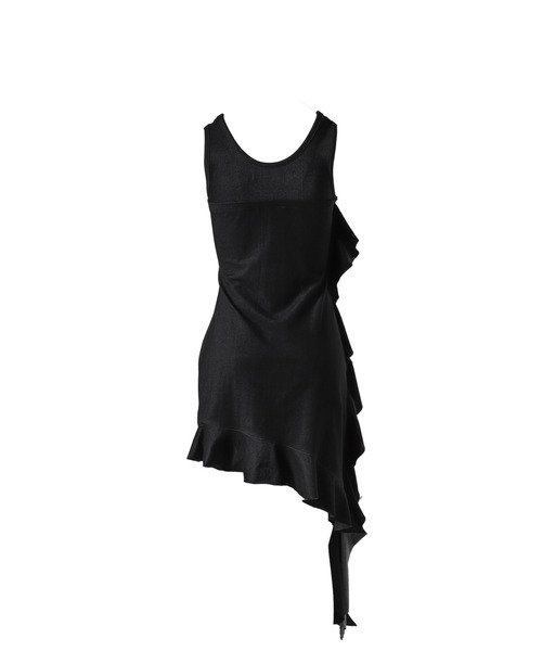 ANDERSSON BELL(アンダースンベル)の「FLOW RUFFLE DRESS(ドレス・レディース・ブラック・SMALL/MEDIUM)」の2枚目の写真