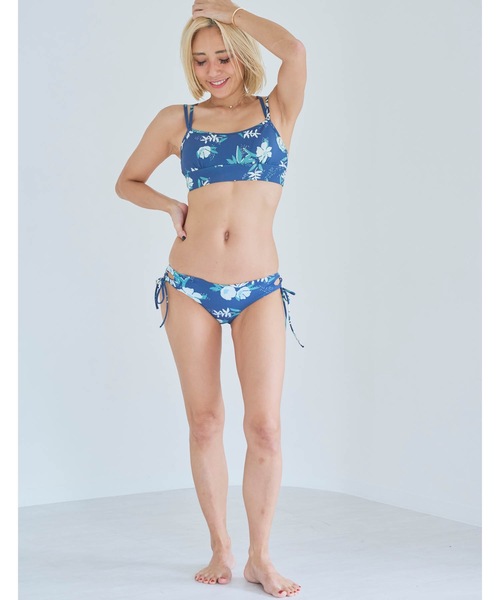 Velour ribbon asymmetrical swimwear 水着 Velour ribbon asymmetrical swimwear 水着 Velour ribbon