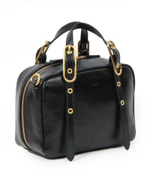 Beau're(ヴュレ)の「BEAURE Classical 2Way ボストン Bag(ボストンバッグ・レディース・ブラウン/ブラック/カーキ/ワイン・FREE)」の7枚目の写真