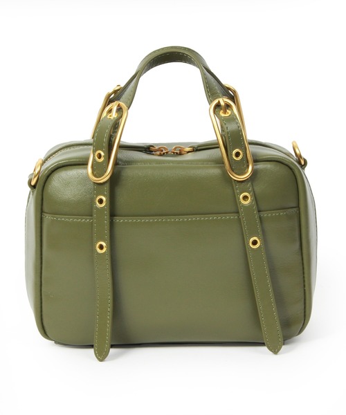 Beau're(ヴュレ)の「BEAURE Classical 2Way ボストン Bag(ボストンバッグ・レディース・ブラウン/ブラック/カーキ/ワイン・FREE)」の14枚目の写真