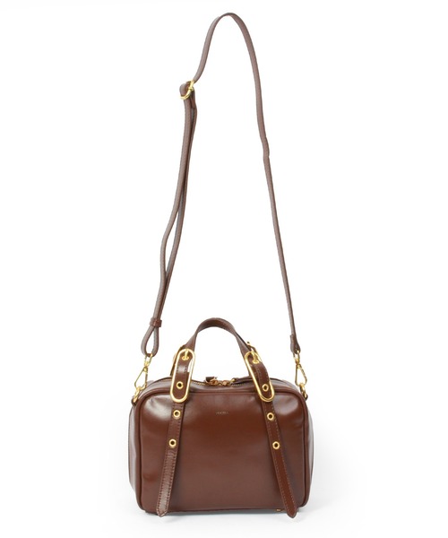 Beau're(ヴュレ)の「BEAURE Classical 2Way ボストン Bag(ボストンバッグ・レディース・ブラウン/ブラック/カーキ/ワイン・FREE)」の15枚目の写真