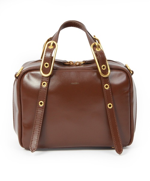 Beau're(ヴュレ)の「BEAURE Classical 2Way ボストン Bag(ボストンバッグ・レディース・ブラウン/ブラック/カーキ/ワイン・FREE)」の16枚目の写真