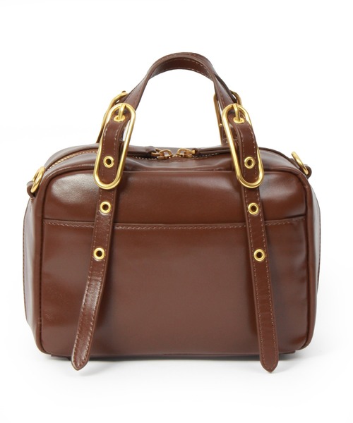 Beau're(ヴュレ)の「BEAURE Classical 2Way ボストン Bag(ボストンバッグ・レディース・ブラウン/ブラック/カーキ/ワイン・FREE)」の17枚目の写真