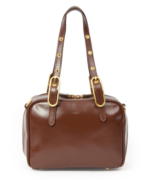 Beau're(ヴュレ)の「BEAURE Classical 2Way ボストン Bag(ボストンバッグ・レディース・ブラウン/ブラック/カーキ/ワイン・FREE)」の18枚目の写真