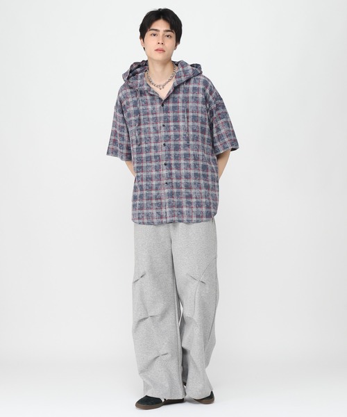 3.3 Field Trip （3.3フィールドトリップ）の「3.3 Field Trip／ピンチスラントスウェットパンツ（その他パンツ・メンズ・グレー/ブラック・LARGE/MEDIUM）」の19枚目の写真