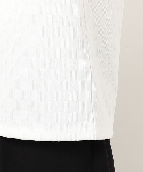 COMME CA ISM(コムサイズム)の「リンクス 市松Tシャツ(Tシャツ/カットソー・メンズ・ホワイト/ブラック・MEDIUM/LARGE/X-LARGE)」の16枚目の写真