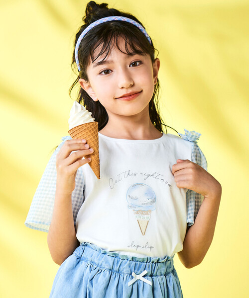 セール】【吸汗速乾】アイスクリームケーキモチーフリボンシアー