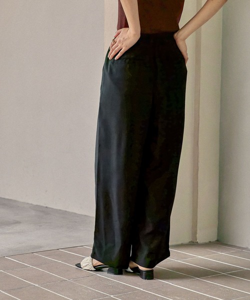 LEPSIM（レプシィム）の「ハニカムドビーストレートパンツ　523884（その他パンツ・レディース・ブラック/グレー/カーキブラウン・MEDIUM/LARGE）」の16枚目の写真