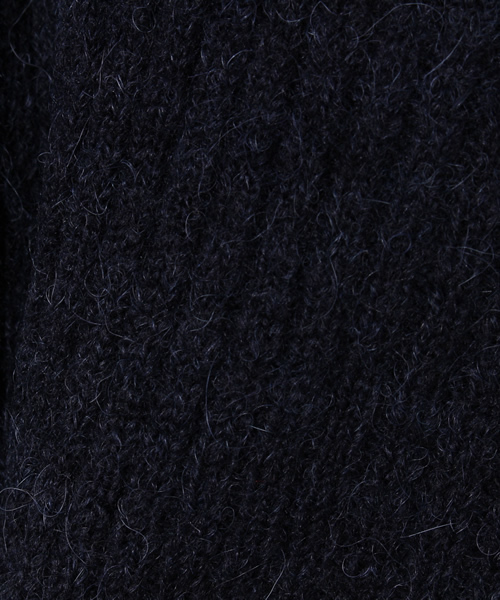 CIAOPANIC TYPY(チャオパニックティピー)の「アルパカミックスストレッチリブタートル(ニット/セーター・キッズ・オフホワイト/ネイビー・105/115/135/95/125)」の3枚目の写真