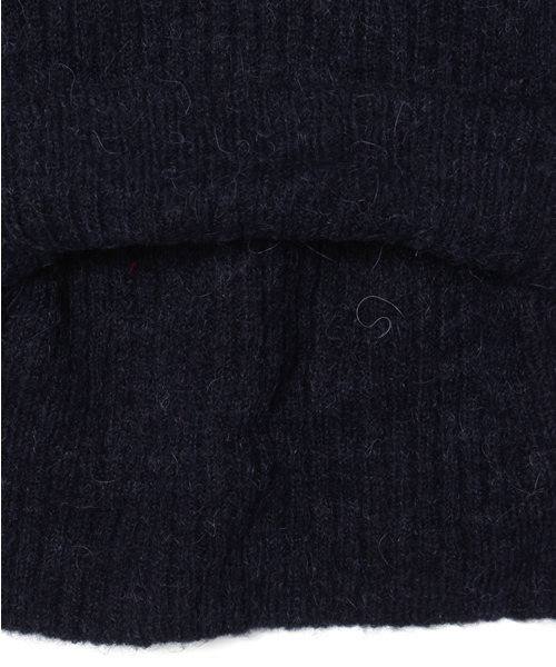 CIAOPANIC TYPY(チャオパニックティピー)の「アルパカミックスストレッチリブタートル(ニット/セーター・キッズ・オフホワイト/ネイビー・105/115/135/95/125)」の4枚目の写真