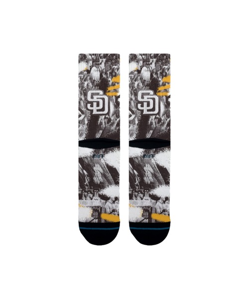 STANCE（スタンス）の「【STANCE/スタンス】 MLBパドレス ダルビッシュ有コラボモデル　 / ギフトにも最適！ /  YU DARVISH STREAK（ソックス/靴下・メンズ・ブラウン・LARGE）」の3枚目の写真