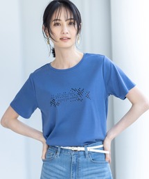 【接触冷感・UVカット】ALCOLLAGEロゴプリントTシャツ
