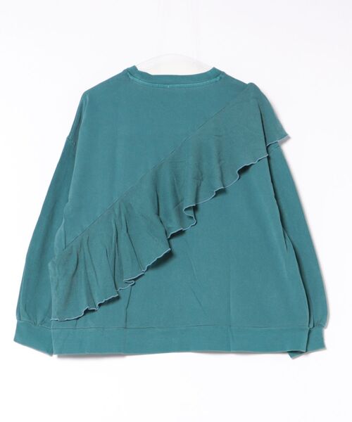 チチカカ(チチカカ)の「Orale! ピグメントフリルプルオーバー(Tシャツ/カットソー・レディース・ブルーグリーン/パープル/レッド/グレー・FREE)」の5枚目の写真