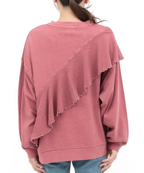 チチカカ(チチカカ)の「Orale! ピグメントフリルプルオーバー(Tシャツ/カットソー・レディース・ブルーグリーン/パープル/レッド/グレー・FREE)」の21枚目の写真