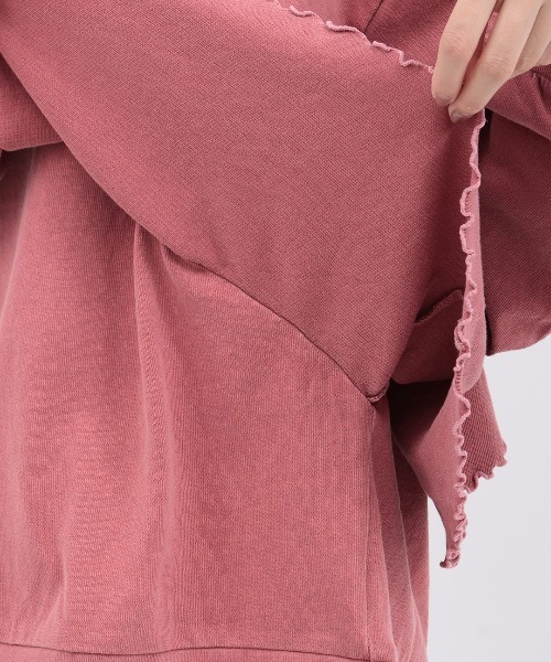 チチカカ(チチカカ)の「Orale! ピグメントフリルプルオーバー(Tシャツ/カットソー・レディース・ブルーグリーン/パープル/レッド/グレー・FREE)」の18枚目の写真