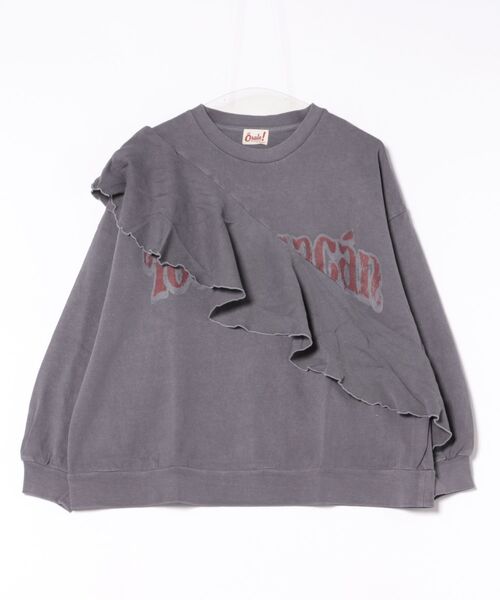 チチカカ(チチカカ)の「Orale! ピグメントフリルプルオーバー(Tシャツ/カットソー・レディース・ブルーグリーン/パープル/レッド/グレー・FREE)」の8枚目の写真