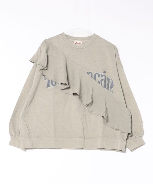 チチカカ(チチカカ)の「Orale! ピグメントフリルプルオーバー(Tシャツ/カットソー・レディース・ブルーグリーン/パープル/レッド/グレー・FREE)」の7枚目の写真