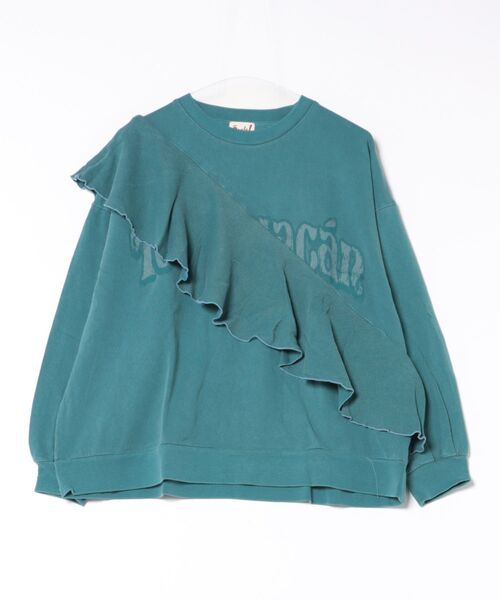 チチカカ(チチカカ)の「Orale! ピグメントフリルプルオーバー(Tシャツ/カットソー・レディース・ブルーグリーン/パープル/レッド/グレー・FREE)」の6枚目の写真