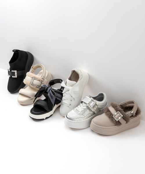 軽量】厚底サボサンダル（サンダル）｜+diana（プラスダイアナ）の