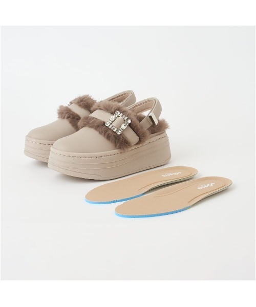 セール】【軽量】厚底サボサンダル（サンダル）｜+diana（プラス