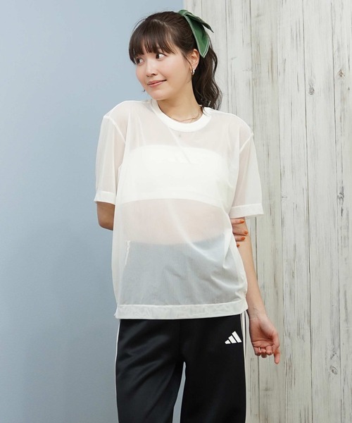 adidas/アディダス W ASZN SOFTLUX メッシュ Tシャツ KLH82（T