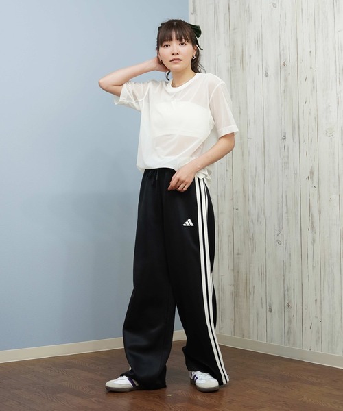 adidas プライムニット メッシュポロシャツ　スカート　セットアップ adidas/アディダス W ASZN SOFTLUX メッシュ Tシャツ KLH82（T