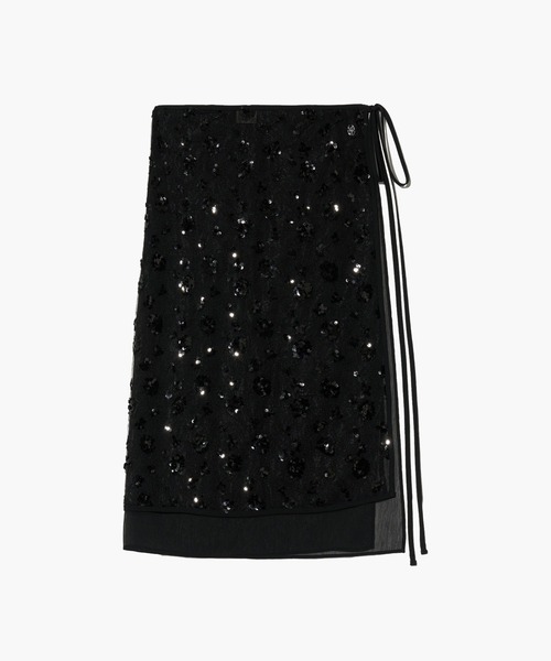 MARITHE + FRANCOIS GIRBAUD(マリテフランソワジルボー)の「W LAYERED SKIRT(スカート・レディース・アイボリー/ブラック・フリー)」の7枚目の写真
