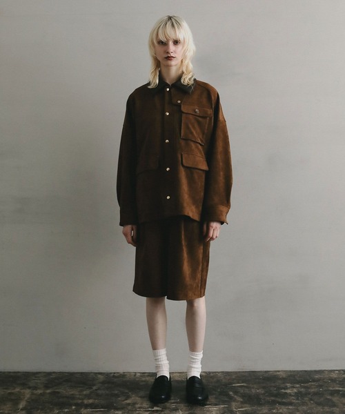 BAYFLOW（ベイフロー）の「【EF(エフ)】フェイクスエードブルゾン（WOMEN）（ブルゾン・レディース・ブラウン/ベージュ・FREE）」の13枚目の写真