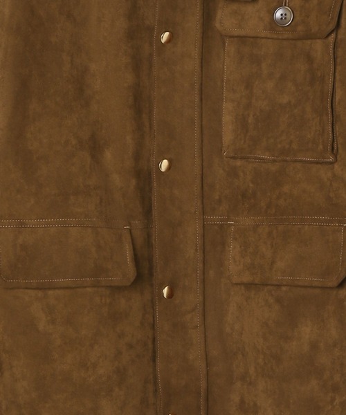 BAYFLOW（ベイフロー）の「【EF(エフ)】フェイクスエードブルゾン（WOMEN）（ブルゾン・レディース・ブラウン/ベージュ・FREE）」の7枚目の写真