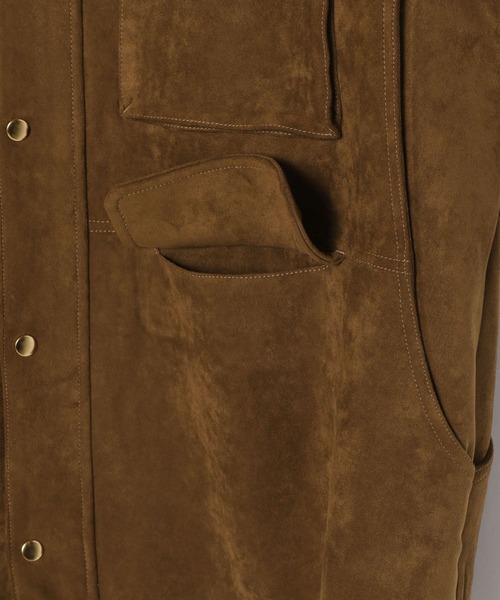 BAYFLOW（ベイフロー）の「【EF(エフ)】フェイクスエードブルゾン（WOMEN）（ブルゾン・レディース・ブラウン/ベージュ・FREE）」の9枚目の写真