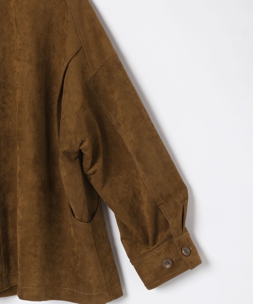 BAYFLOW（ベイフロー）の「【EF(エフ)】フェイクスエードブルゾン（WOMEN）（ブルゾン・レディース・ブラウン/ベージュ・FREE）」の12枚目の写真