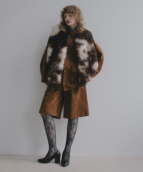 BAYFLOW（ベイフロー）の「【EF(エフ)】フェイクスエードブルゾン（WOMEN）（ブルゾン・レディース・ブラウン/ベージュ・FREE）」の21枚目の写真