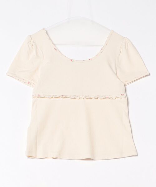 TINA:JOJUN(ティーナジョジュン)の「パット付き ペプラムカットソー TINA:JOJUN(Tシャツ/カットソー・レディース・グレー/アイボリー・M)」の22枚目の写真