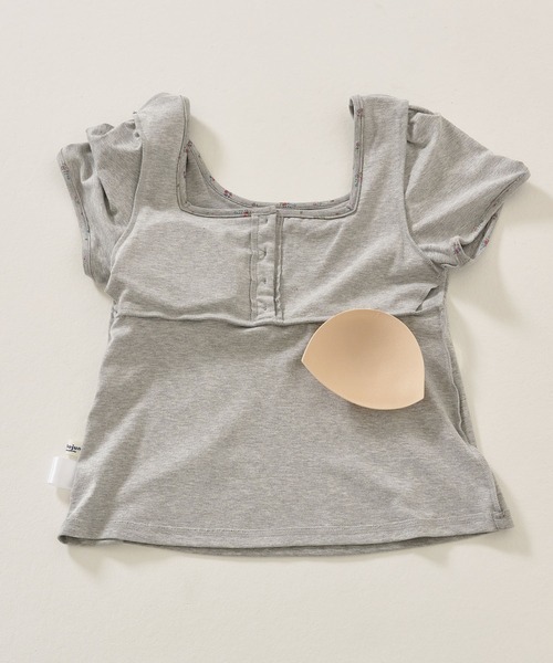 TINA:JOJUN(ティーナジョジュン)の「パット付き ペプラムカットソー TINA:JOJUN(Tシャツ/カットソー・レディース・グレー/アイボリー・M)」の17枚目の写真