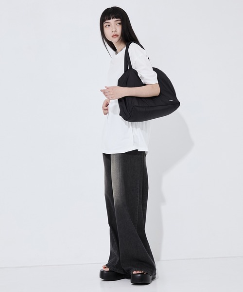 タグ付］YAHKIヤーキYH652ナイロントートバッグ・ブラック