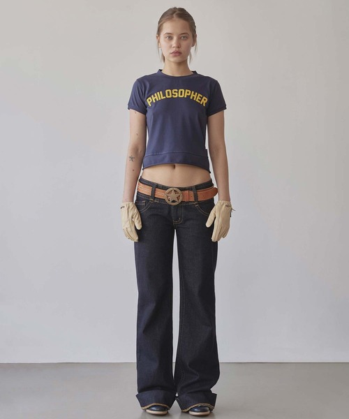 Tシャツ・カットソー [SCULPTOR] Philosopher Baby Tee Yellow SC25S252YE MUSINSA | SCULPTOR Philosopher Baby Tee Yellow