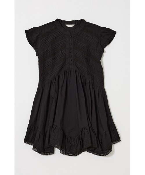 MOUSSY(マウジー)の「LACY FRILL チュニック(チュニック・レディース・ブラック/ホワイト・1/2)」の9枚目の写真