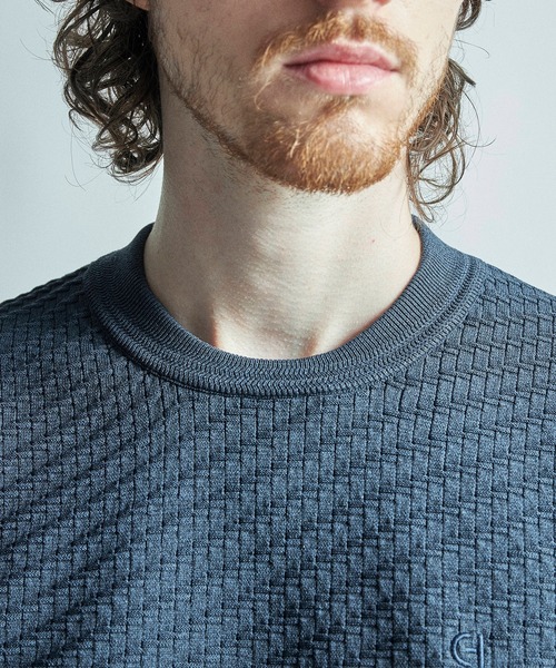 MEN'S BIGI（メンズビギ）の「【COLE HAAN/コール ハーン】別注ブリスタージャガードハイゲージニットTEE＜マシンウォッシャブル＞（ニット/セーター・メンズ・ブラック/ホワイト/ネイビー・01/02/03）」の20枚目の写真