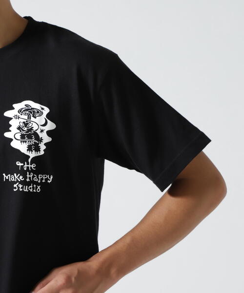 GARDEN TOKYO(ガーデントウキョウ)の「The Make Happy Studio/ザメイクハッピーストゥディオ/TAPPEI×TMHS(Tシャツ/カットソー・メンズ・ホワイト/ブラック・XXL/XL/L/M)」の14枚目の写真