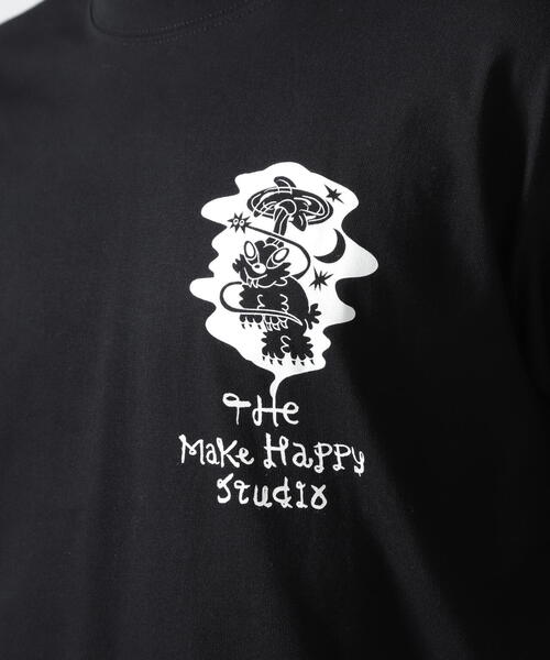 GARDEN TOKYO(ガーデントウキョウ)の「The Make Happy Studio/ザメイクハッピーストゥディオ/TAPPEI×TMHS(Tシャツ/カットソー・メンズ・ホワイト/ブラック・XXL/XL/L/M)」の16枚目の写真