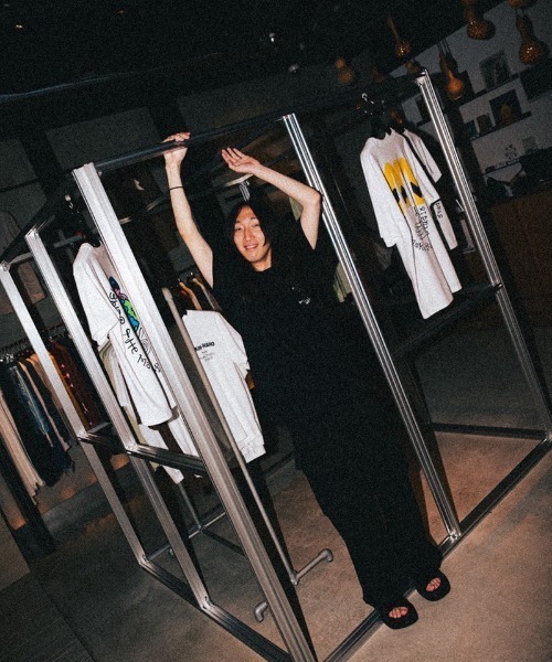 GARDEN TOKYO(ガーデントウキョウ)の「The Make Happy Studio/ザメイクハッピーストゥディオ/TAPPEI×TMHS(Tシャツ/カットソー・メンズ・ホワイト/ブラック・XXL/XL/L/M)」の8枚目の写真