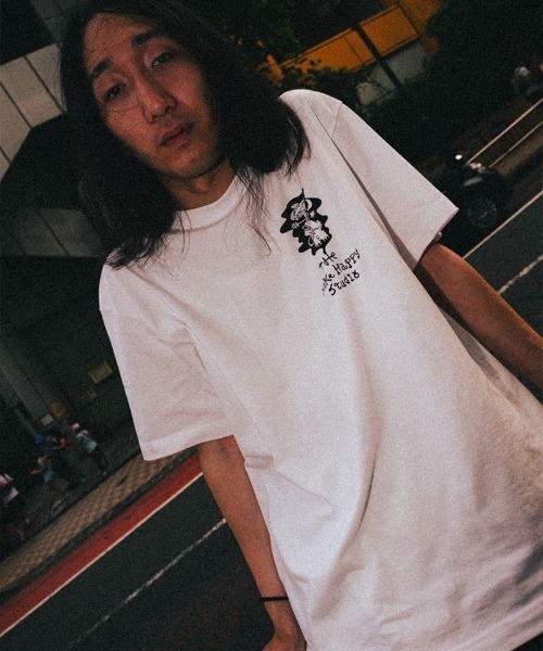 GARDEN TOKYO(ガーデントウキョウ)の「The Make Happy Studio/ザメイクハッピーストゥディオ/TAPPEI×TMHS(Tシャツ/カットソー・メンズ・ホワイト/ブラック・XXL/XL/L/M)」の5枚目の写真