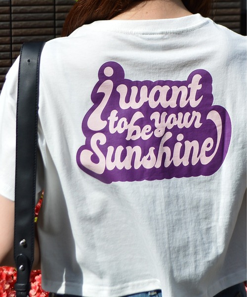 spiritoso(スピリトーゾ)の「【spiritoso】ポップカラーショート丈Tシャツ(Tシャツ/カットソー・レディース・ホワイト/オレンジ/スミクロ/カーキ/グレイッシュベージュ・FREE)」の6枚目の写真