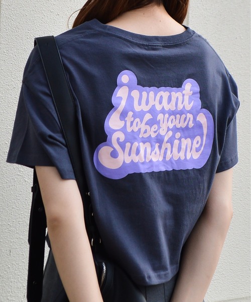 spiritoso(スピリトーゾ)の「【spiritoso】ポップカラーショート丈Tシャツ(Tシャツ/カットソー・レディース・ホワイト/オレンジ/スミクロ/カーキ/グレイッシュベージュ・FREE)」の20枚目の写真
