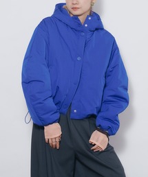 DOLLUPOOPS（ドールアップウップス）の「ショート丈ボリューム中綿ジャケット（ナイロンジャケット）」